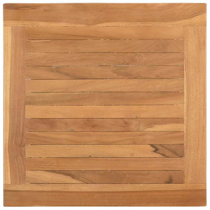 Coffee Table with Storage Brown 45 x 45 x 45 cm Solid Teak Wood