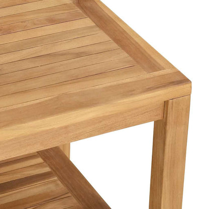 Coffee Table Brown 60 x 60 x 45 cm Solid teak wood
