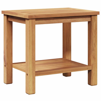 Coffee Table with Storage Brown 50 x 35 x 45 cm Solid Teak Wood