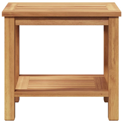 Coffee Table with Storage Brown 50 x 35 x 45 cm Solid Teak Wood