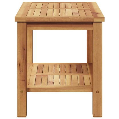 Coffee Table with Storage Brown 70 x 40 x 45 cm Solid Teak Wood