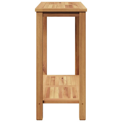 Console Table Brown 80 x 35 x 75 cm Solid Teak Wood
