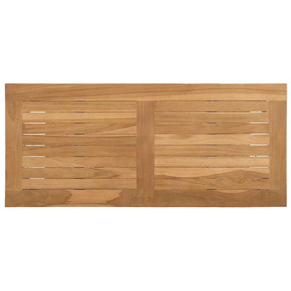 Console Table Brown 80 x 35 x 75 cm Solid Teak Wood