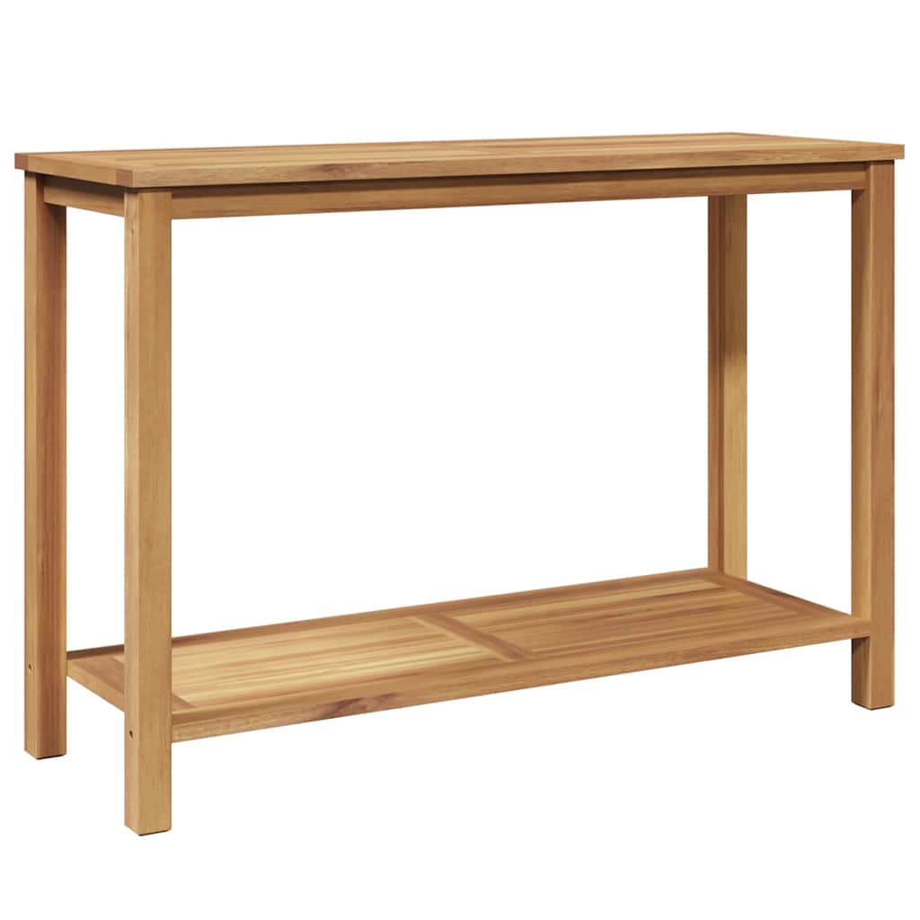 Console Table Brown 110 x 40 x 45 cm Solid Teak Wood