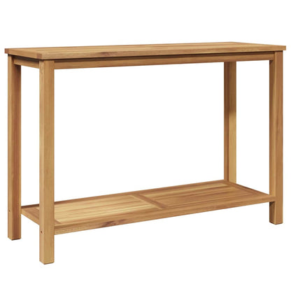 Console Table Brown 110 x 40 x 45 cm Solid Teak Wood