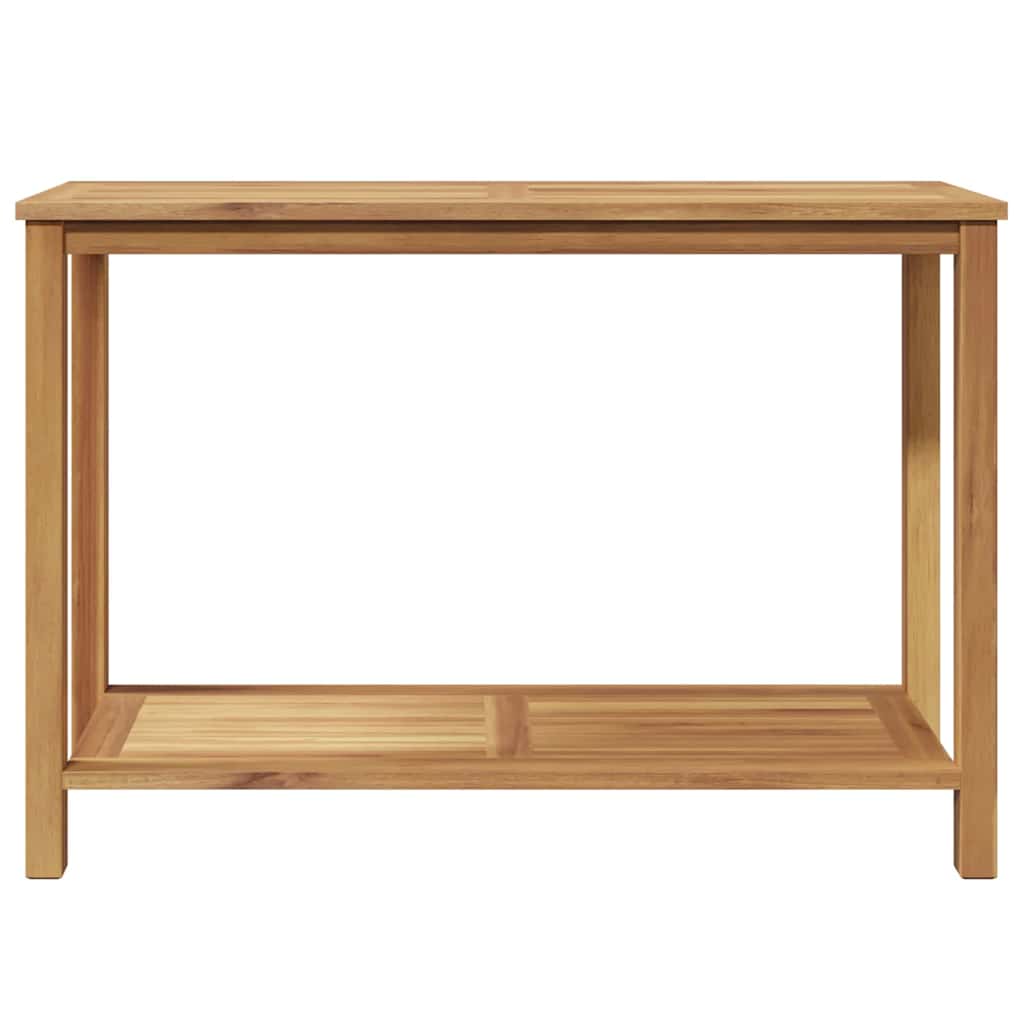 Console Table Brown 110 x 40 x 45 cm Solid Teak Wood