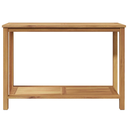 Console Table Brown 110 x 40 x 45 cm Solid Teak Wood