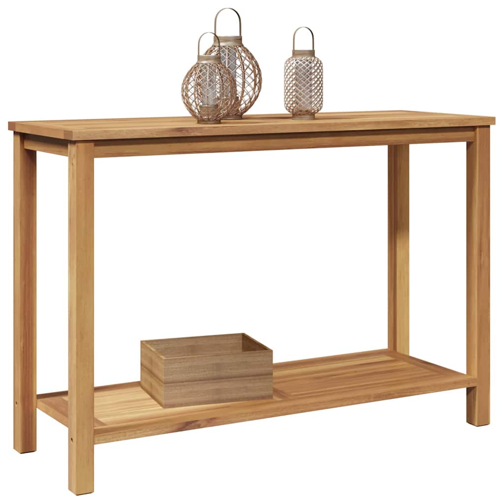 Console Table Brown 110 x 40 x 45 cm Solid Teak Wood
