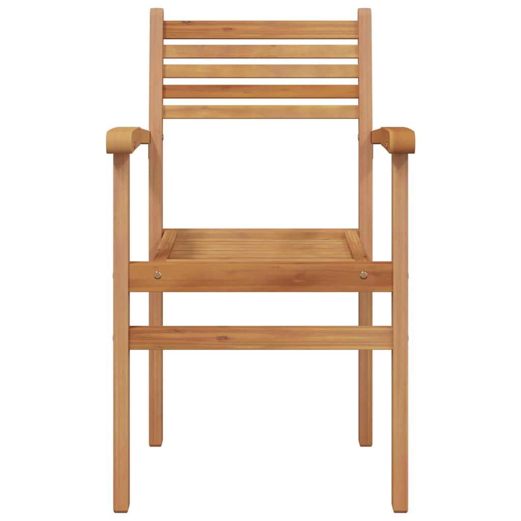 Chair 2 pcs Brown 56 x 55 x 90.5 cm Solid Teak Wood