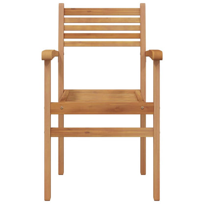 Chair 2 pcs Brown 56 x 55 x 90.5 cm Solid Teak Wood