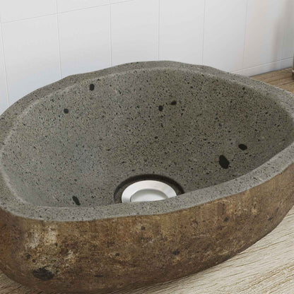 Riverstone basin Light Grey (30-37) x (25-30) x 12 cm