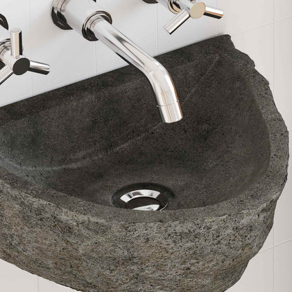 Wall-mounted Basin Grey 37 x 30 x 12 cm River Stone