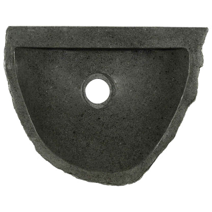 Wall-mounted Basin Grey 37 x 30 x 12 cm River Stone