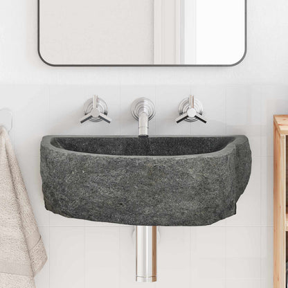 Wall-mounted Basin Grey 45 x 35 x 15 cm River Stone