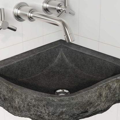 Basin Grey (30-37) x (30-37) x 12 cm River stone