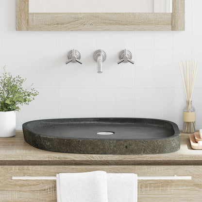 Wash Basin Grey 65 x 50 x 6 cm River Stone