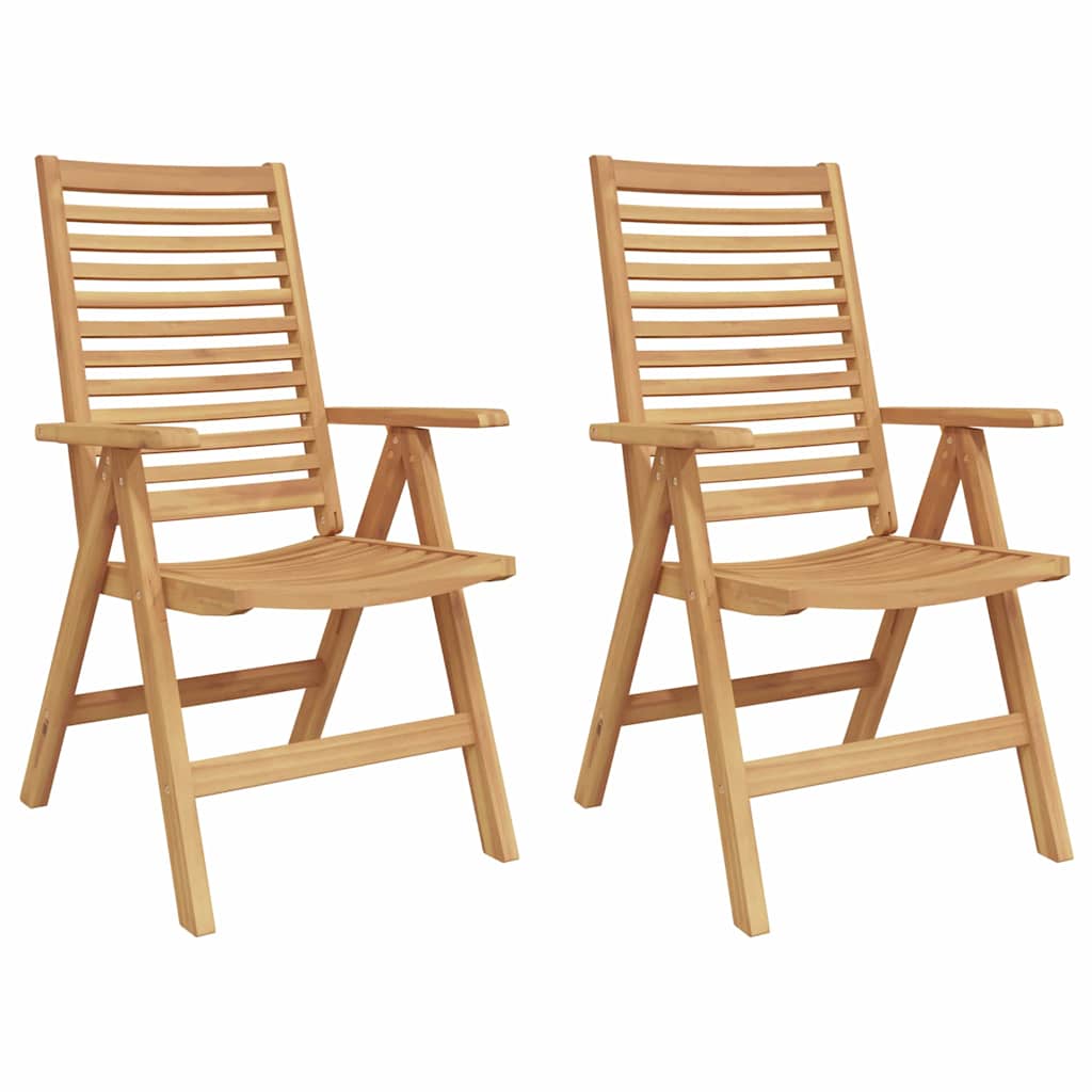 Garden Chairs 2 pcs Brown 52 x 64.5 x 108 cm Solid Acacia wood