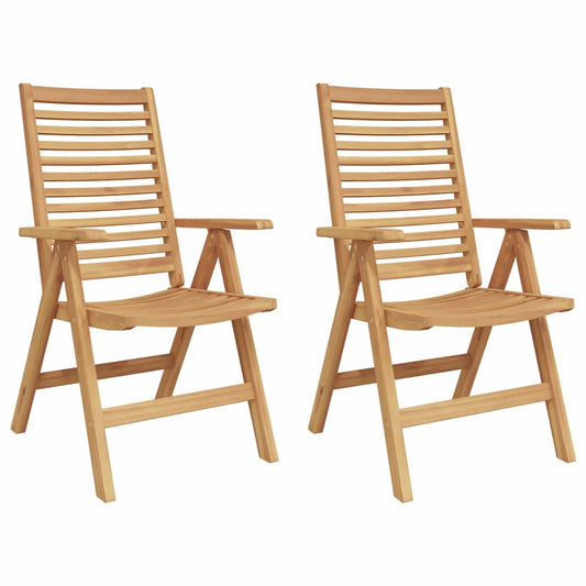 Garden Chairs 2 pcs Brown 52 x 64.5 x 108 cm Solid Acacia wood