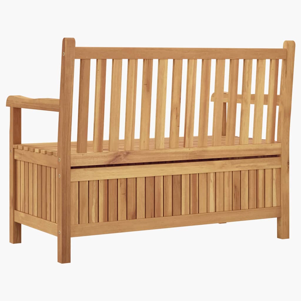 Bench with Storage Brown 114 x 60 x 90 cm Solid Teak Wood