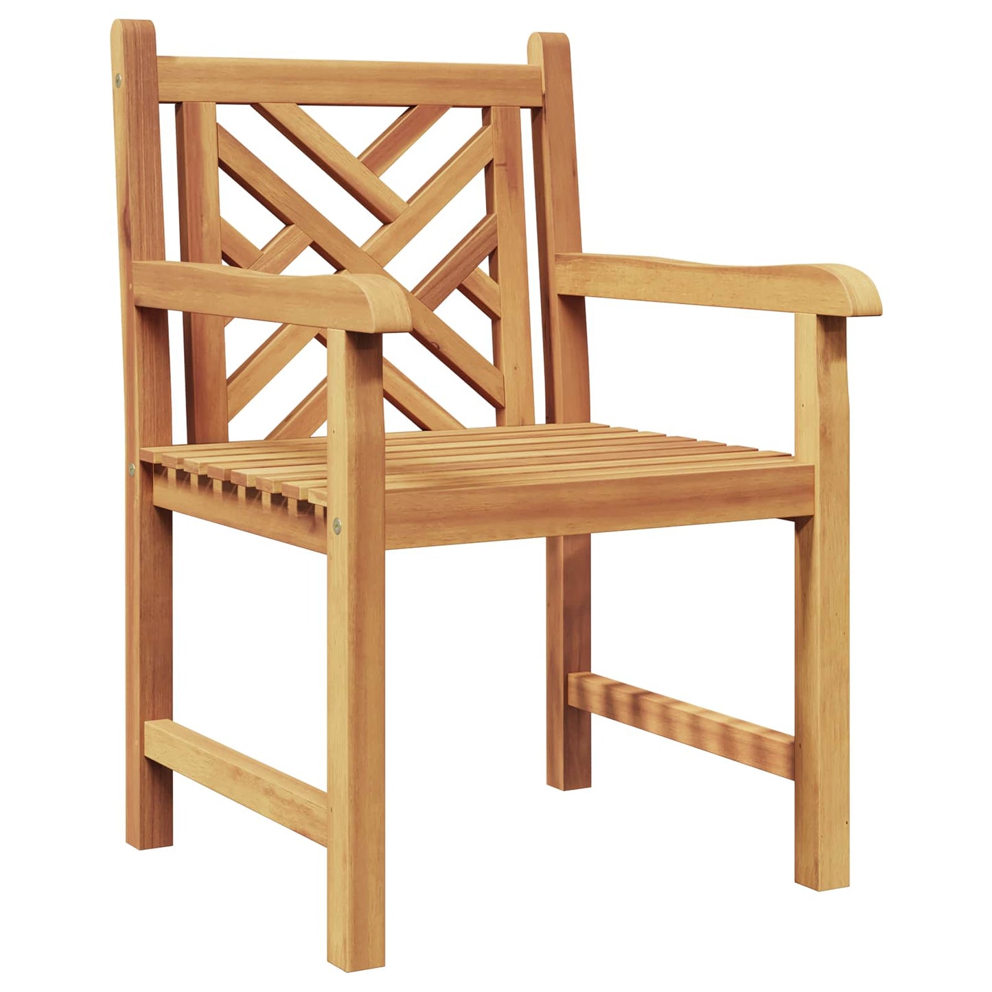 Garden Chair 2 pcs 60 x 58 x 90 cm Solid Teak Wood