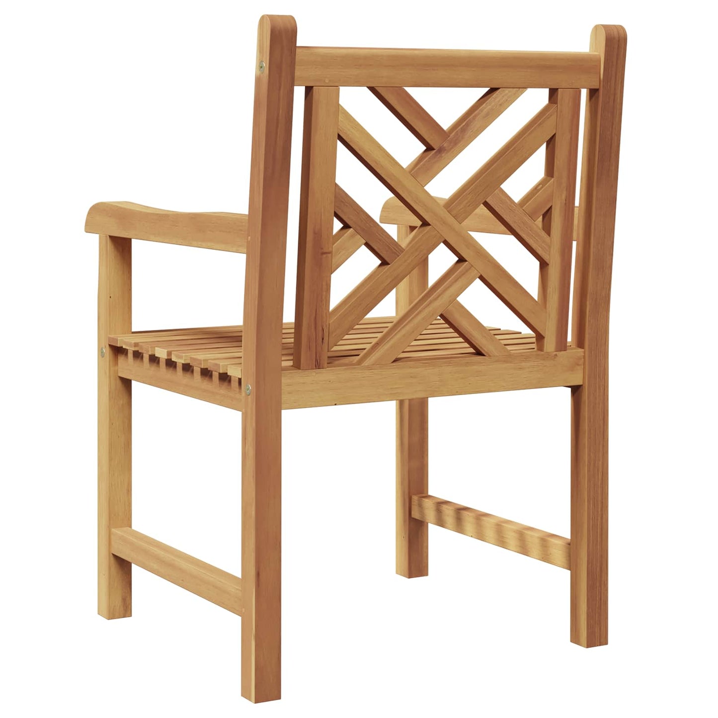 Garden Chair 2 pcs 60 x 58 x 90 cm Solid Teak Wood