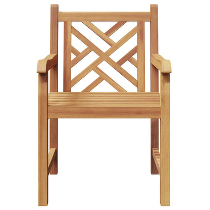 Garden Chair 2 pcs 60 x 58 x 90 cm Solid Teak Wood