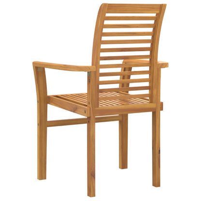 Dining Chair 4 pcs Brown 62 x 55 x 94 cm Solid Teak Wood