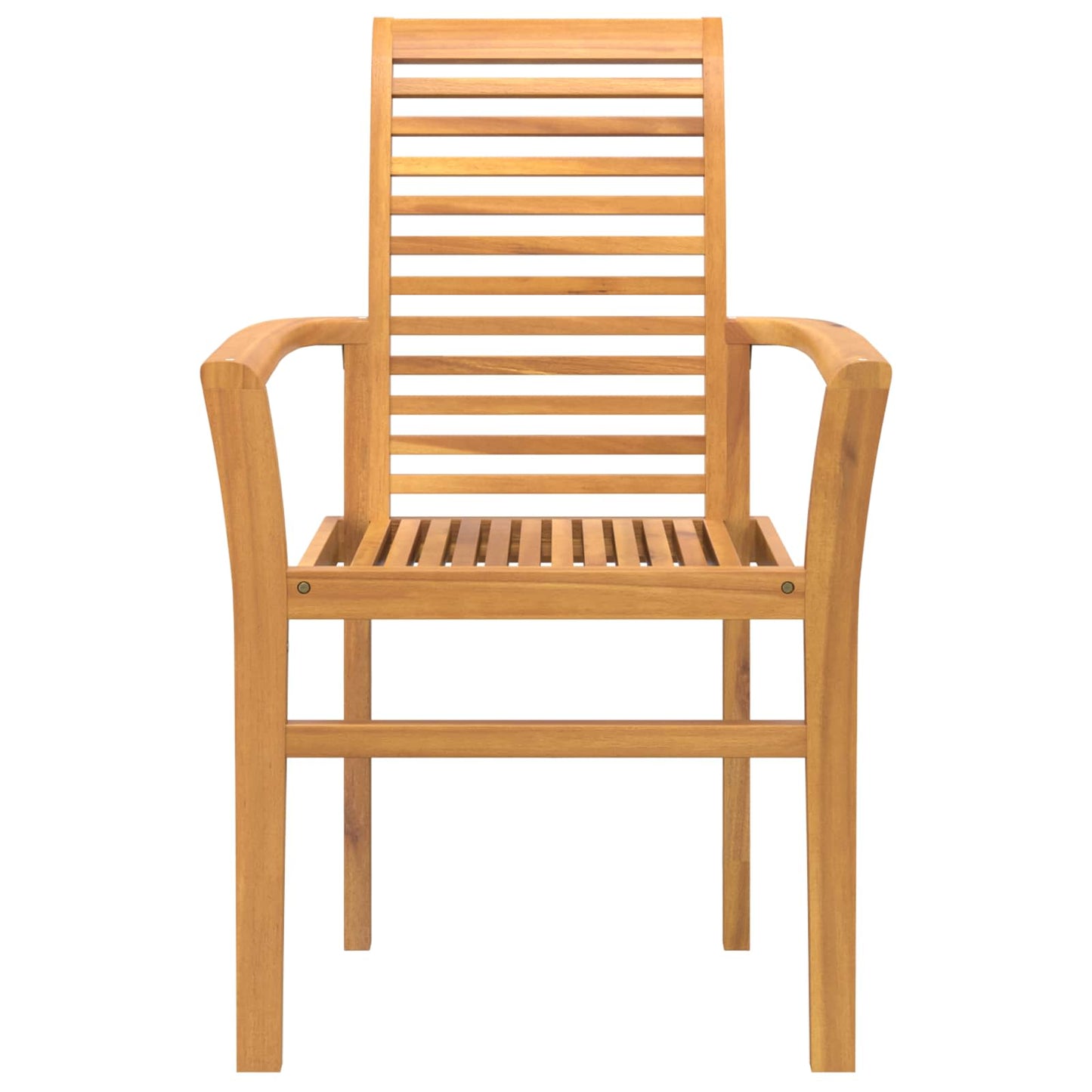 Dining Chair 4 pcs Brown 62 x 55 x 94 cm Solid Teak Wood