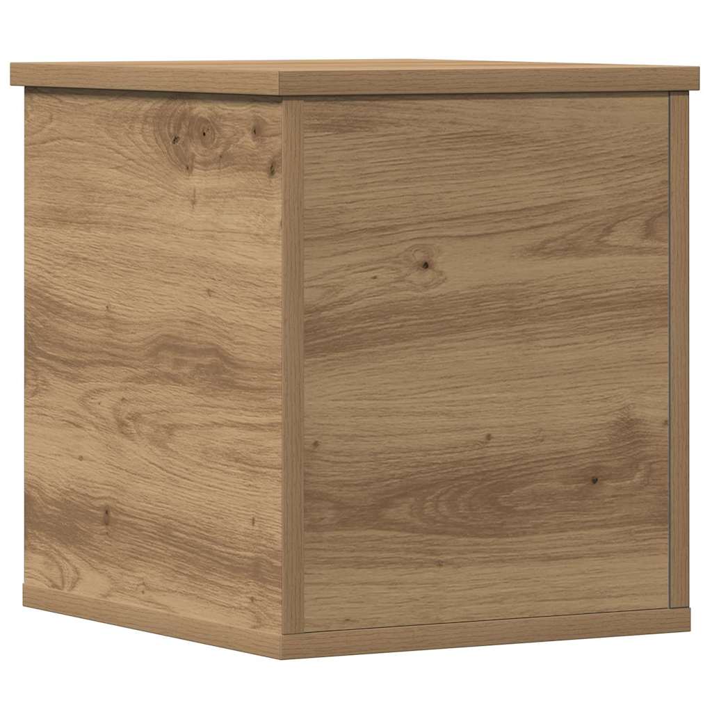 Storage Box Artisan Oak 30 x 35 x 35 cm Engineered Wood