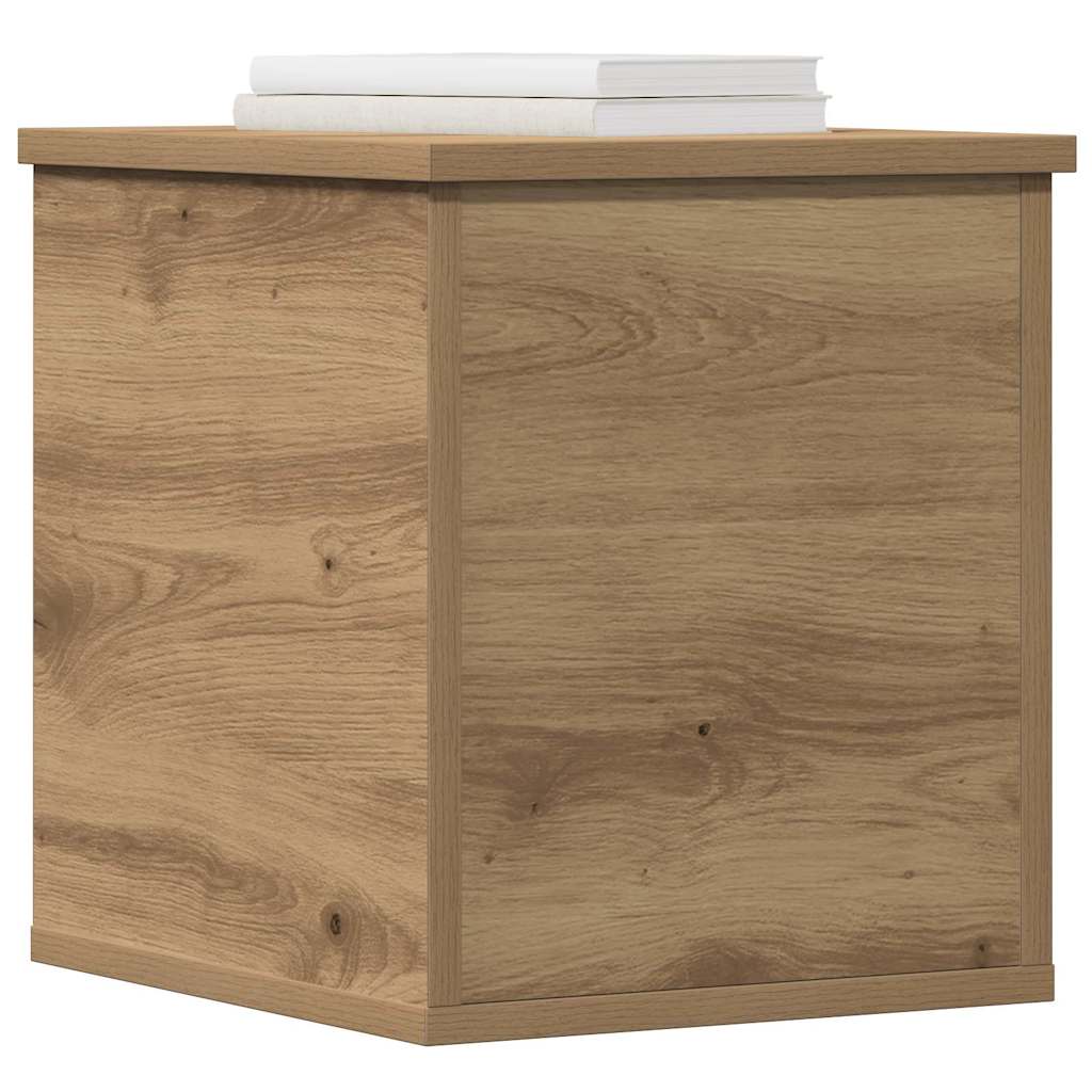 Storage Box Artisan Oak 30 x 35 x 35 cm Engineered Wood