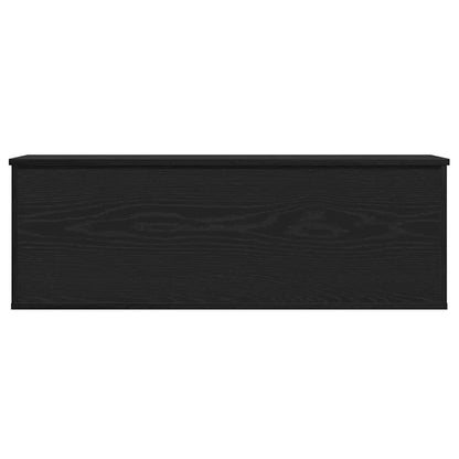 Storage Box Black Oak 102 x 35 x 35 cm Engineered Wood