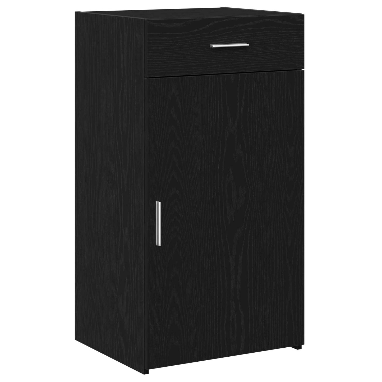 Sideboard with Drawer Black Oak 50 x 42.5 x 93 cm