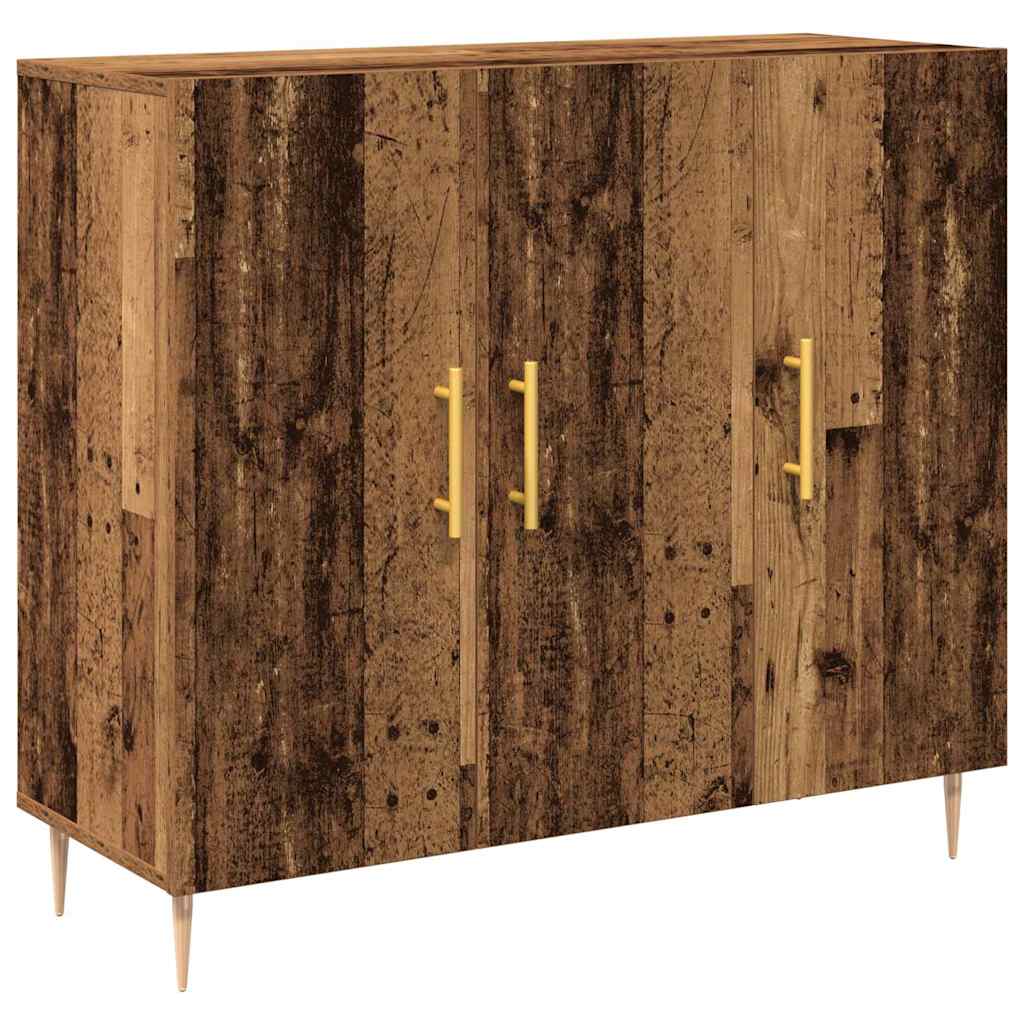 Sideboard Old Wood 90 x 34 x 80 cm Engineered Wood