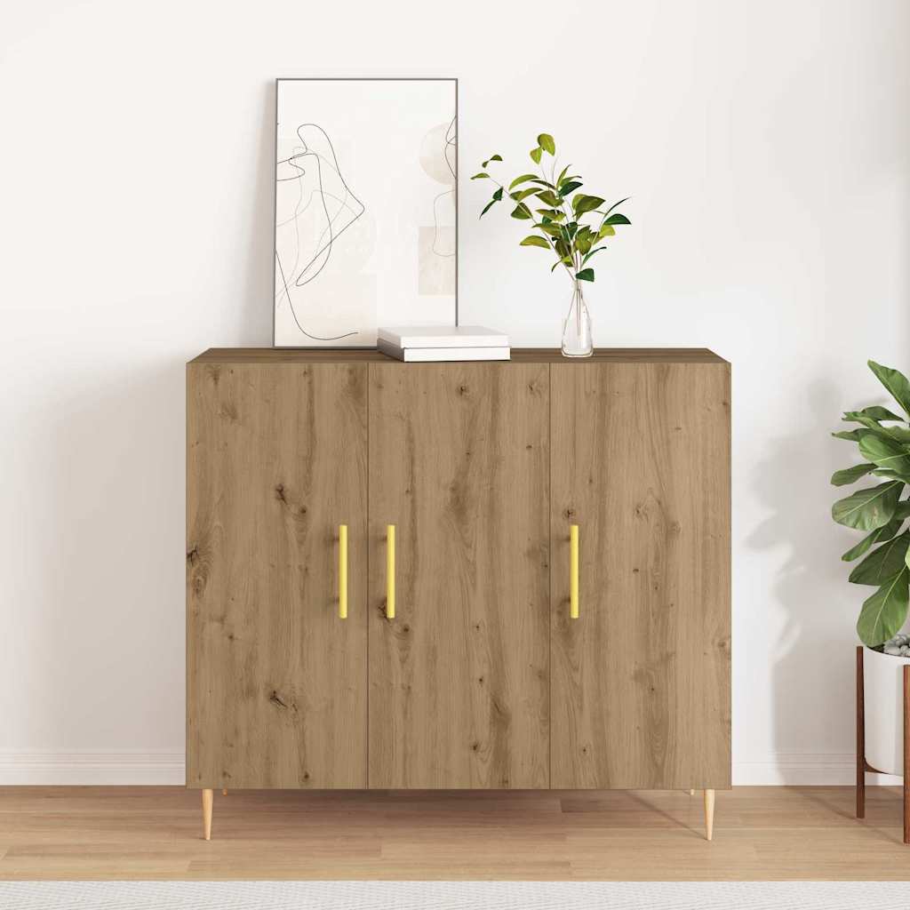 Sideboard Artisan Oak 90 x 34 x 80 cm Engineered Wood