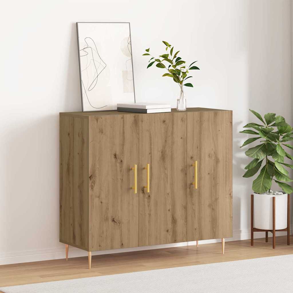 Sideboard Artisan Oak 90 x 34 x 80 cm Engineered Wood
