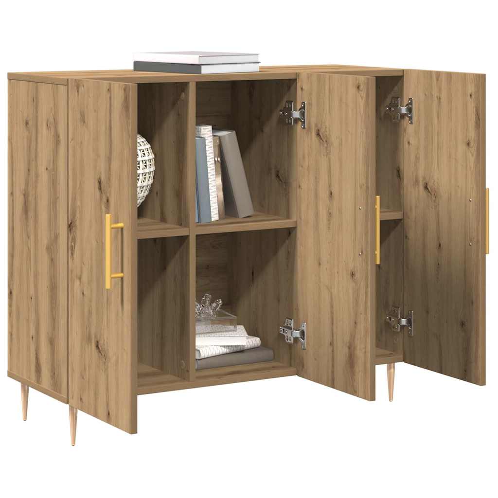 Sideboard Artisan Oak 90 x 34 x 80 cm Engineered Wood