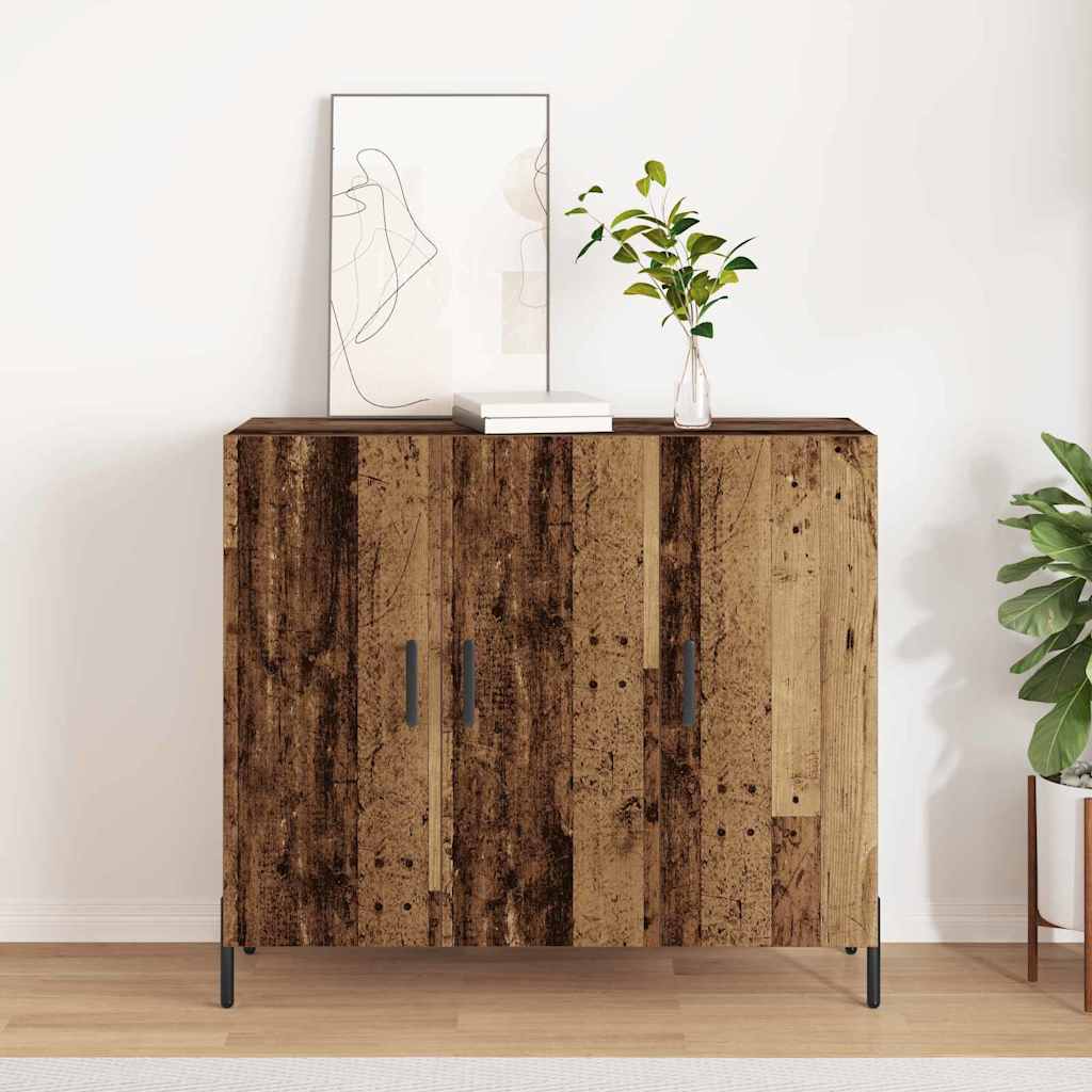 Sideboard Old Wood 90 x 34 x 80 cm Engineered Wood