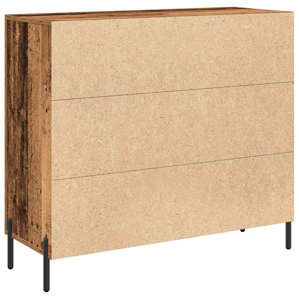 Sideboard Old Wood 90 x 34 x 80 cm Engineered Wood