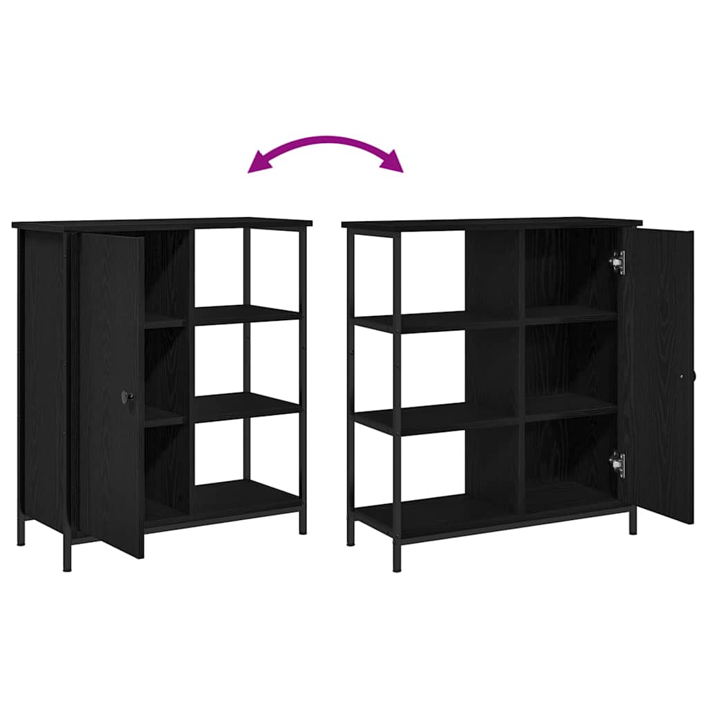 Sideboard Black Oak 70 x 30 x 80 cm