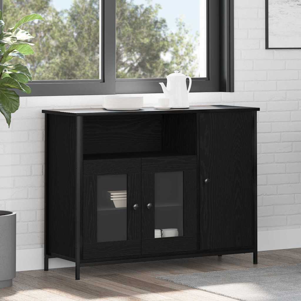 Sideboard Black Oak 100 x 35 x 75 cm