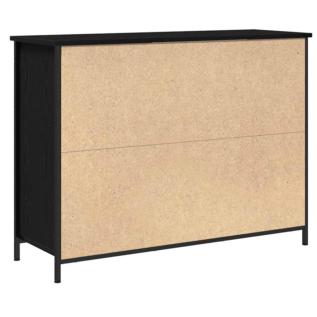 Sideboard Black Oak 100 x 35 x 75 cm