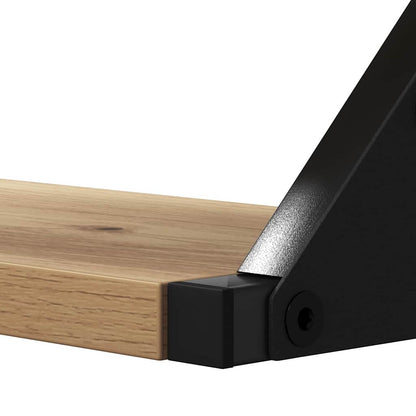 Wall Shelf Wall-mounted with Storage 3 pcs Smoke Oak