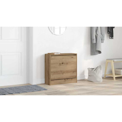 Shoe Cabinet Artisan Oak 60 x 21 x 57 cm Engineered Wood