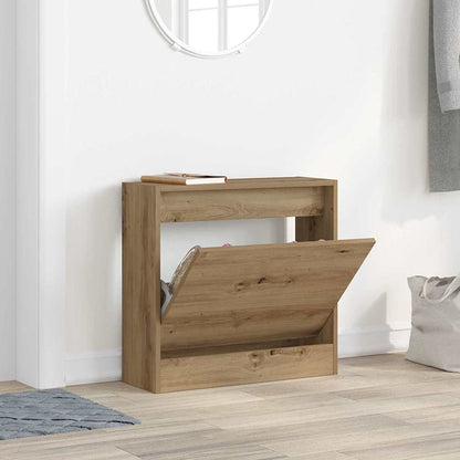 Shoe Cabinet Artisan Oak 60 x 21 x 57 cm Engineered Wood