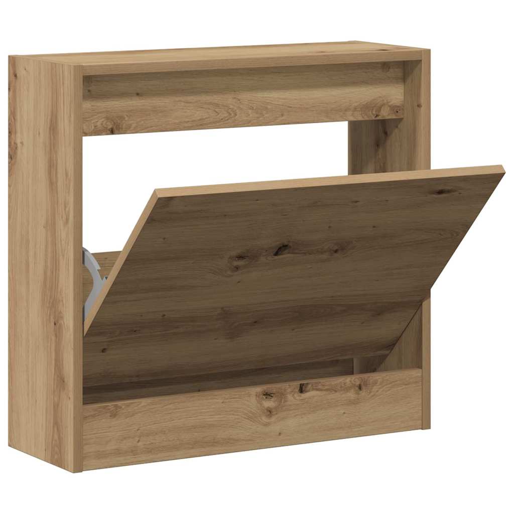 Shoe Cabinet Artisan Oak 60 x 21 x 57 cm Engineered Wood