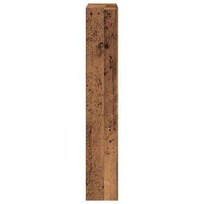 Shoe Cabinet Old Wood 80 x 21 x 125.5 cm Engineered Wood