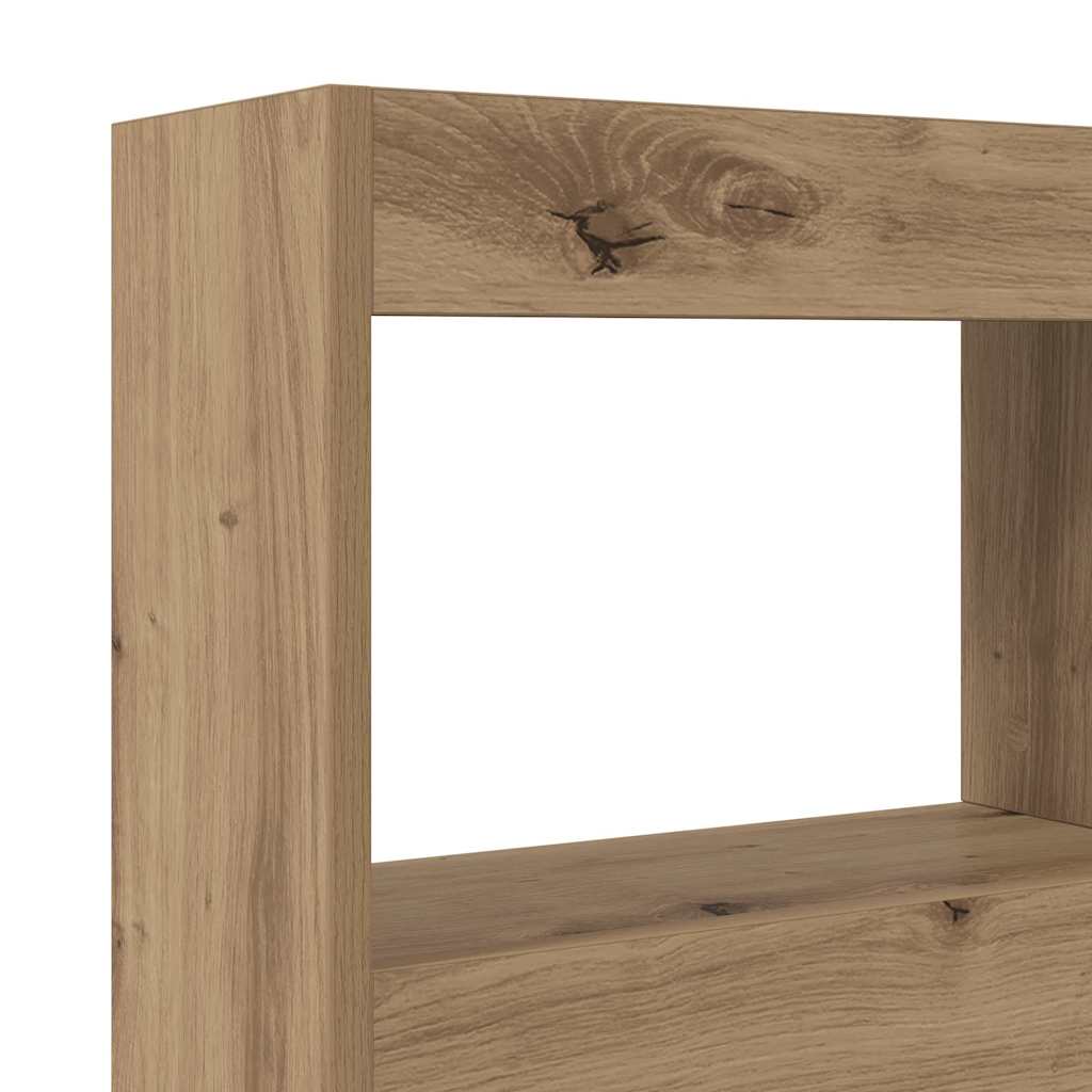 Headboard Artisan Oak 120 x 17 x 102 cm Engineered Wood