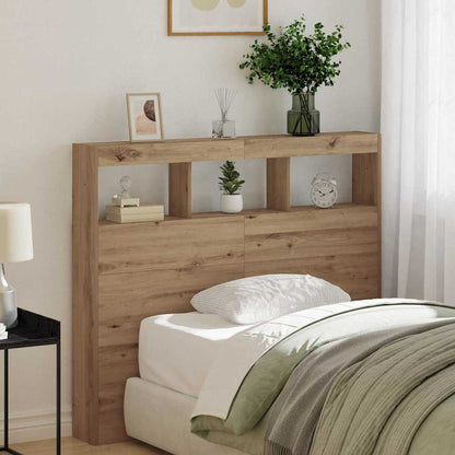 Headboard Artisan Oak 120 x 17 x 102 cm Engineered Wood
