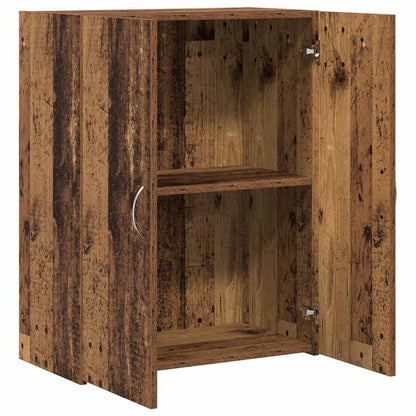 Office Cabinet Black Oak 70 x 32 x 77.5 cm Engineered Wood
