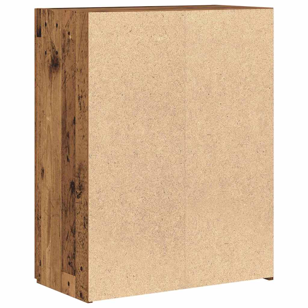 Office Cabinet Black Oak 70 x 32 x 77.5 cm Engineered Wood